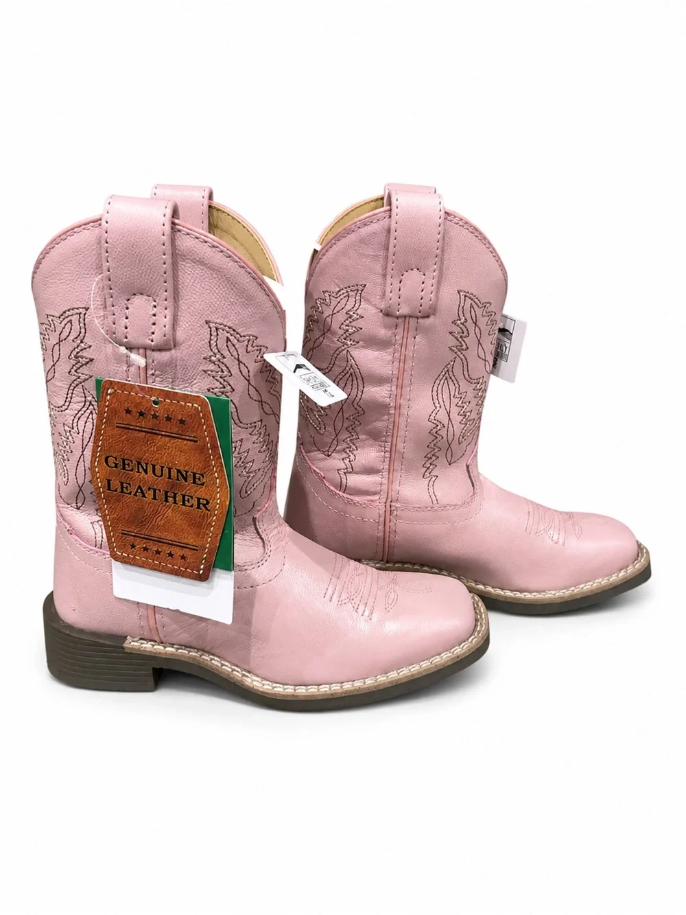 Smoky Mountain Leather Kids Pink Western Cowboy Boots